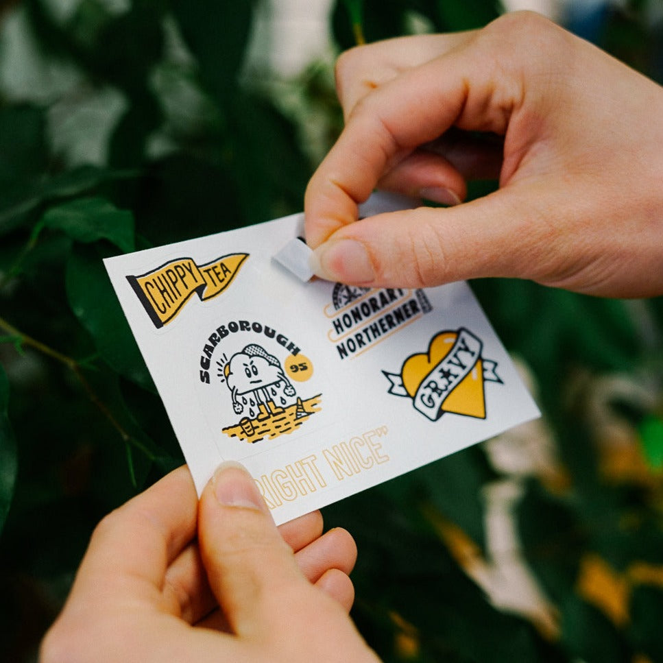 CUSTOM SHAPED STICKER SHEETS