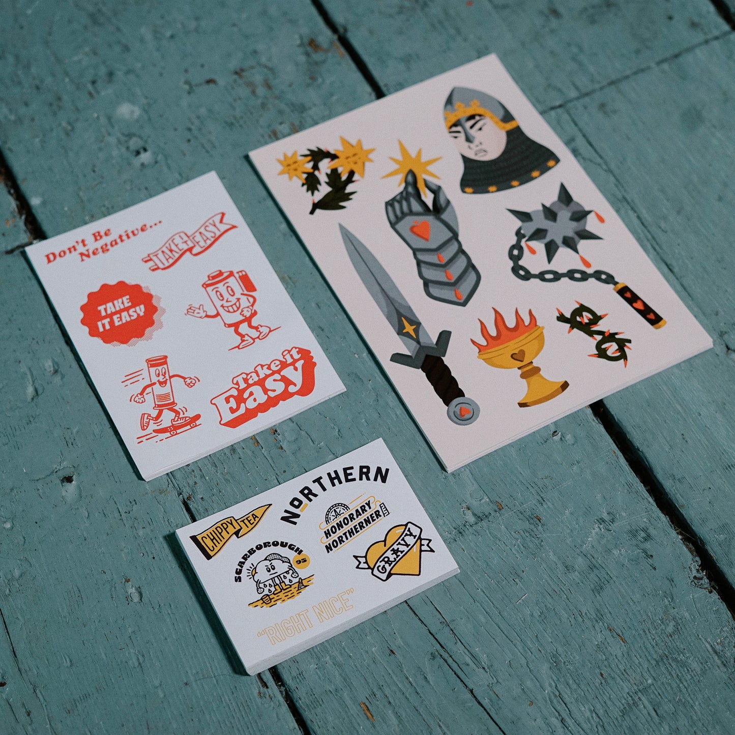 CUSTOM SHAPED STICKER SHEETS