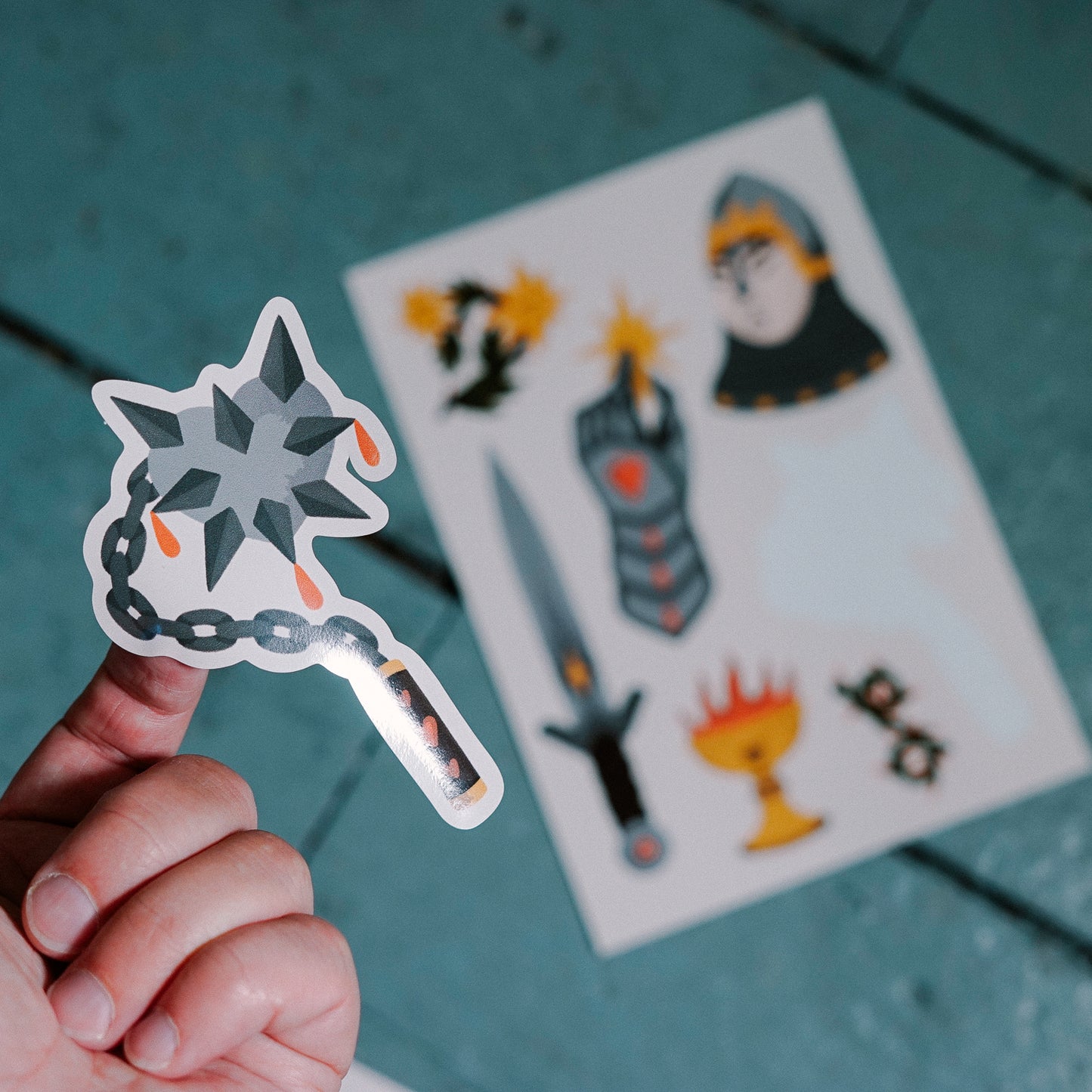 CUSTOM SHAPED STICKER SHEETS