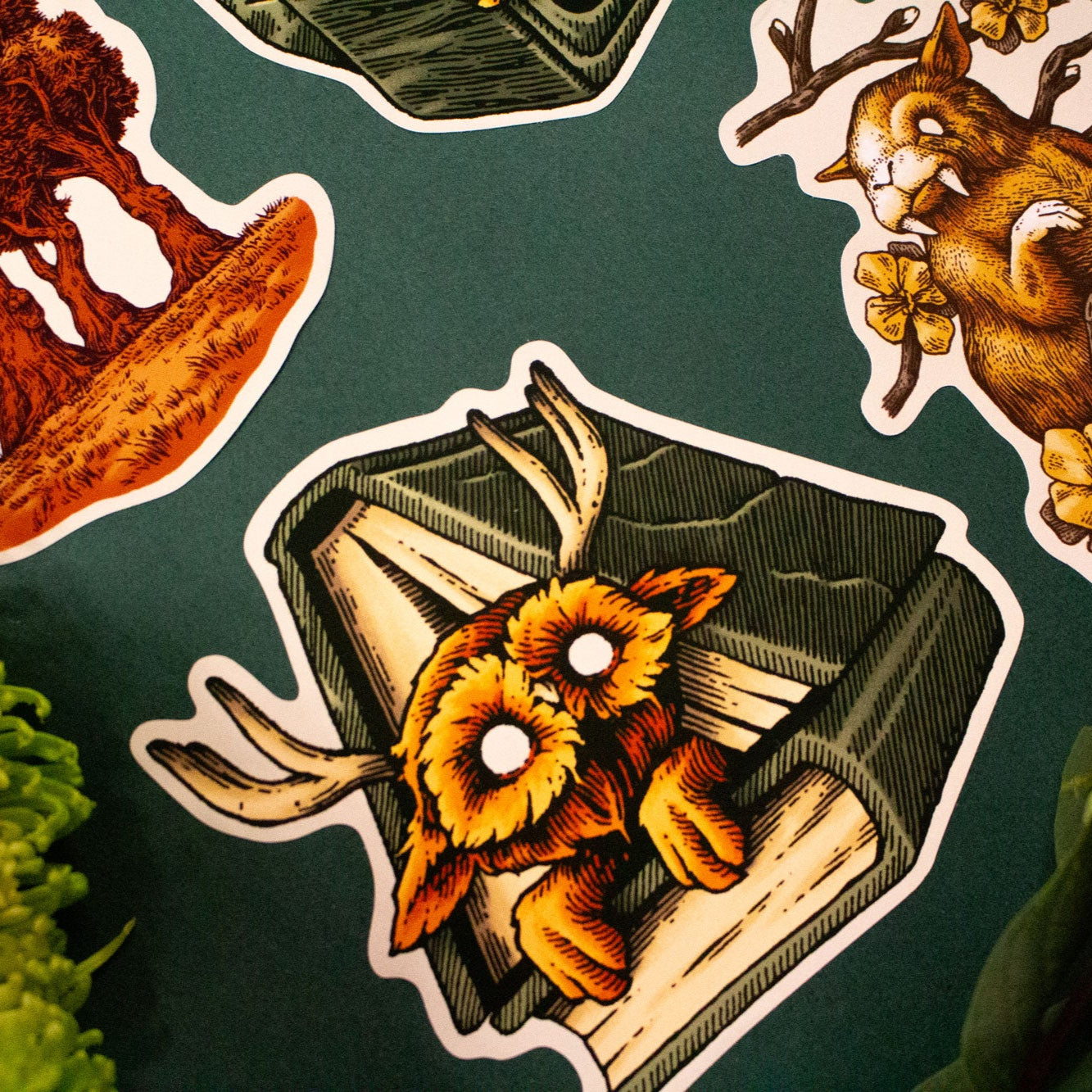 CUSTOM SHAPED MATT VINYL STICKERS