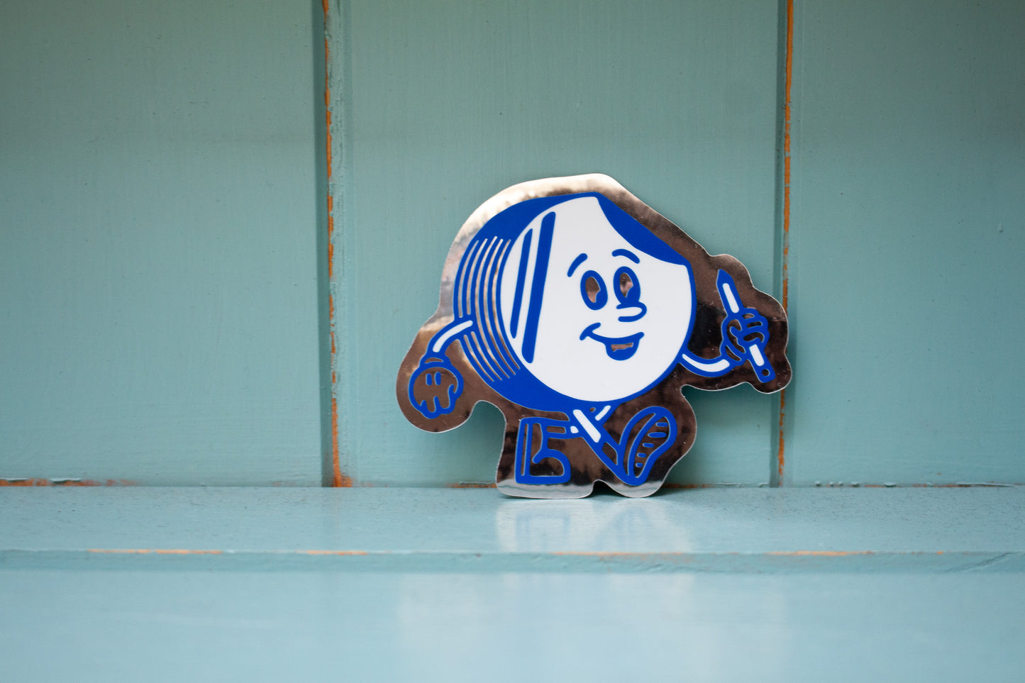 CUSTOM SHAPED METALLIC STICKERS