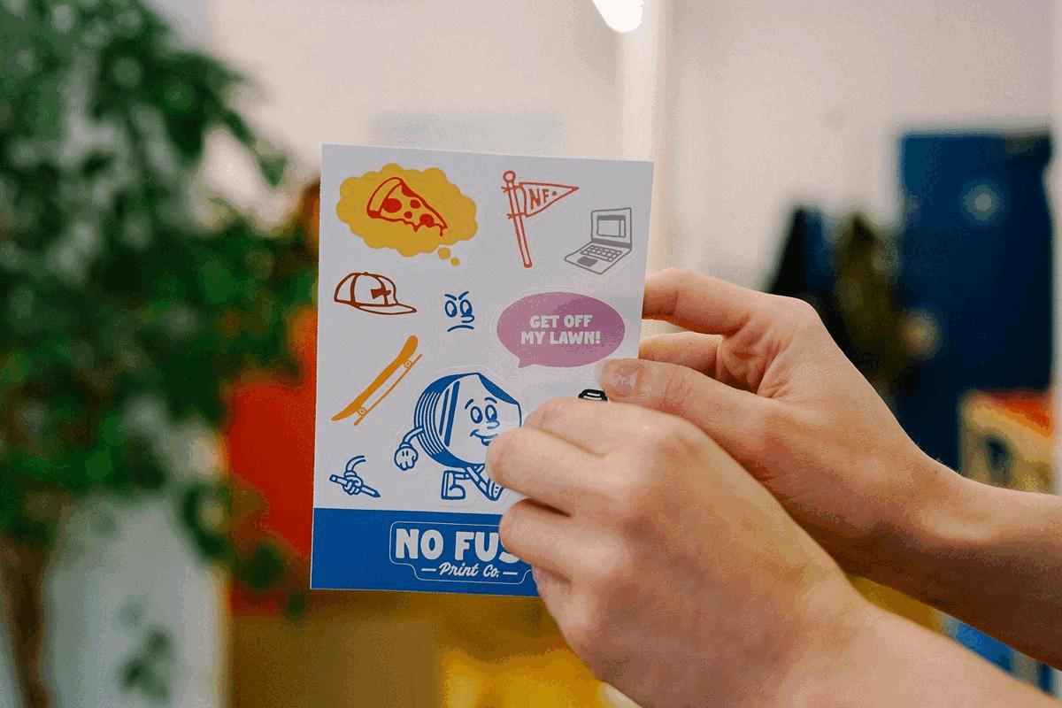 CUSTOM SHAPED STICKER SHEETS