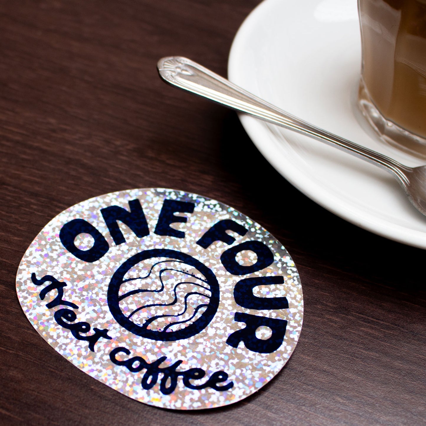 CUSTOM SHAPED GLITTER STICKERS