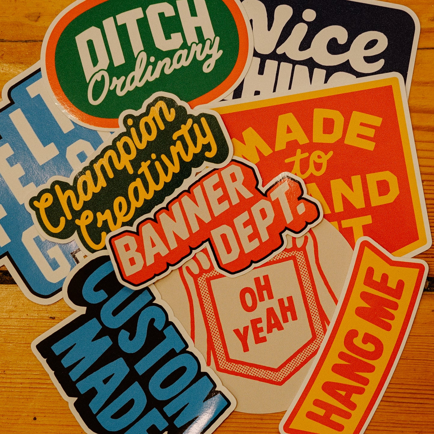 CUSTOM SHAPED VINYL STICKERS