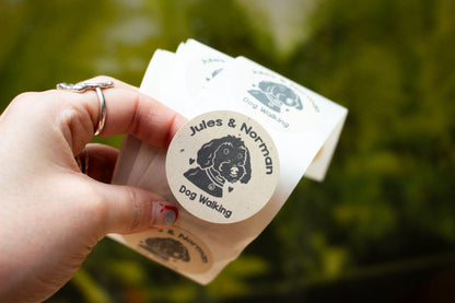 PAPER LABELS ON A ROLL