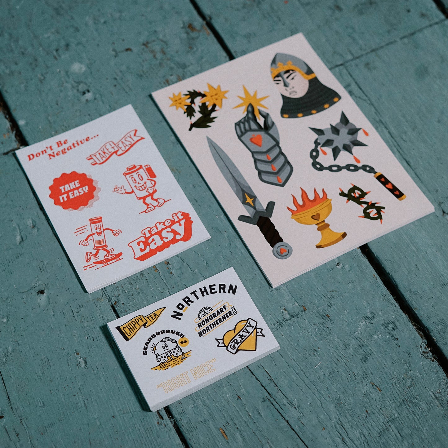 Custom shaped Sticker Sheets