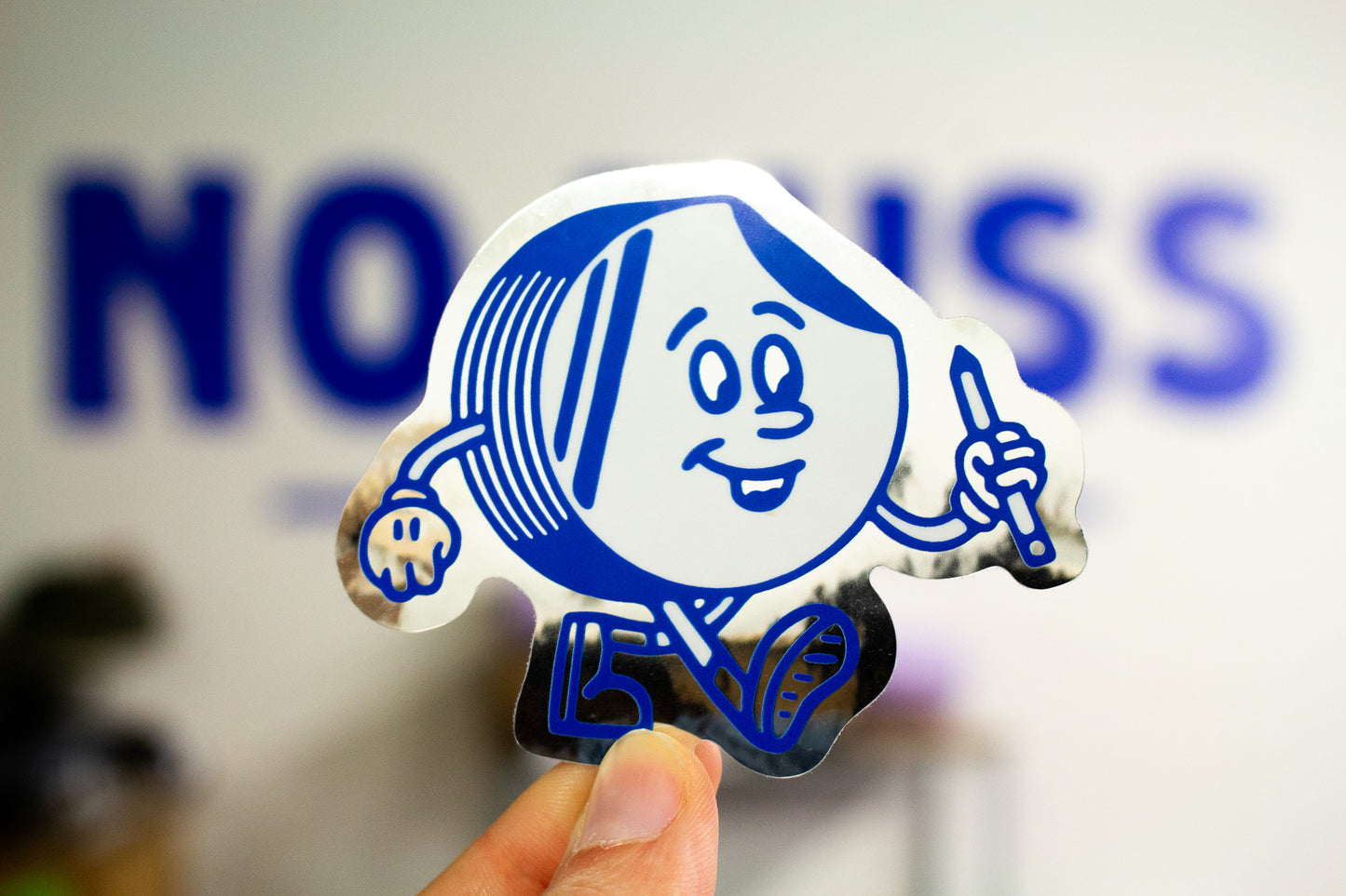 CUSTOM SHAPED SILVER STICKERS