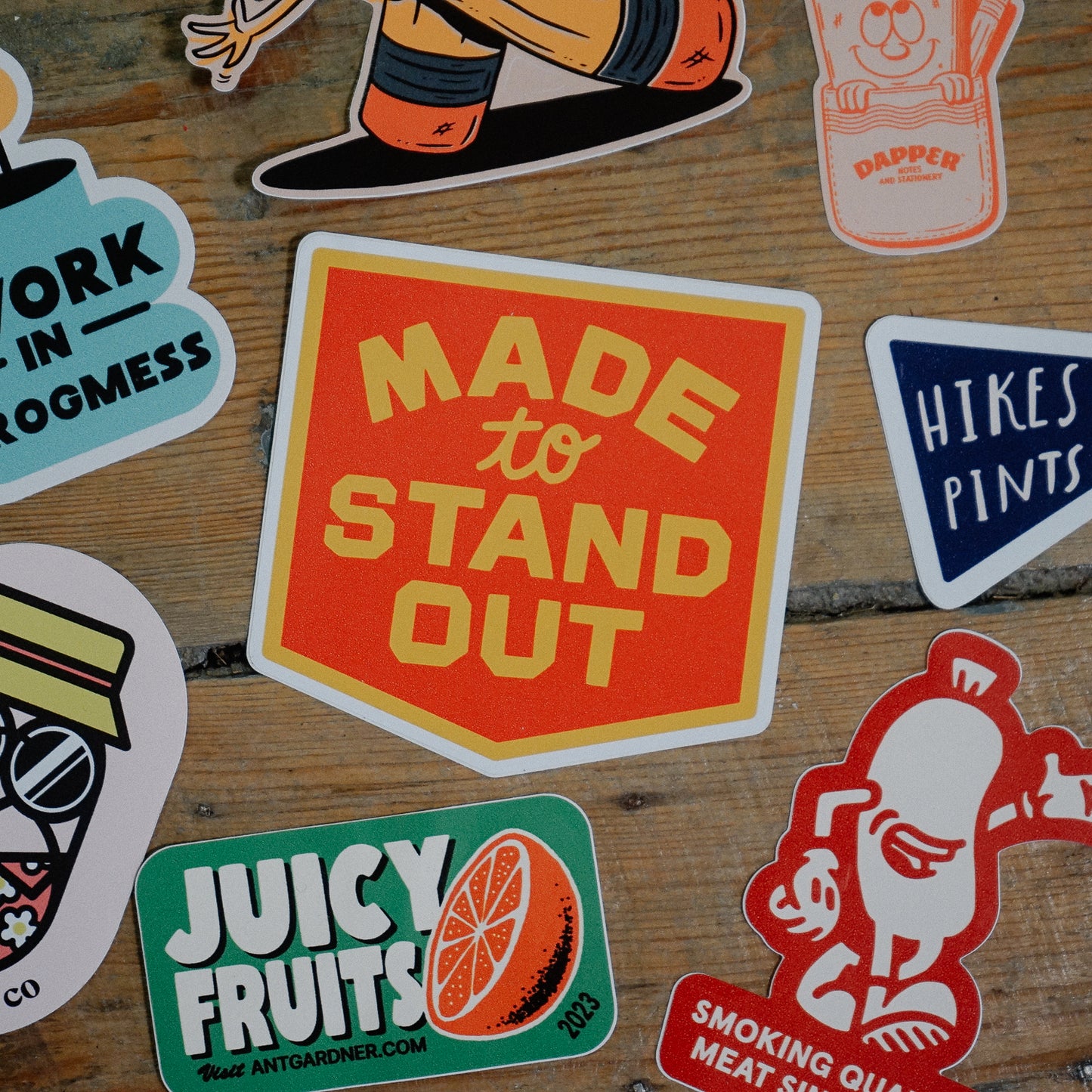 10 Custom Shaped Stickers for five pounds