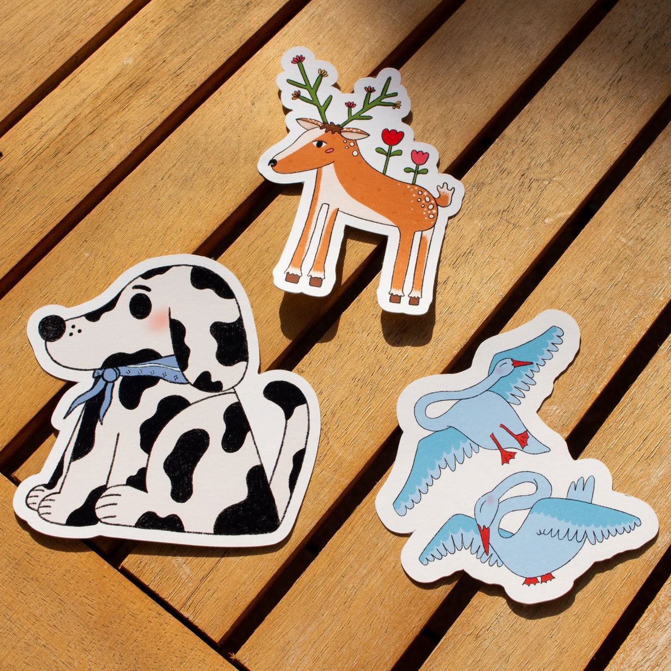 CUSTOM SHAPED PREMIUM PAPER STICKERS - LIMITED DEAL