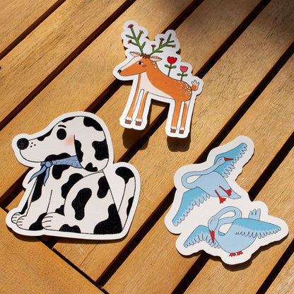 CUSTOM SHAPED PREMIUM PAPER STICKERS - LIMITED DEAL